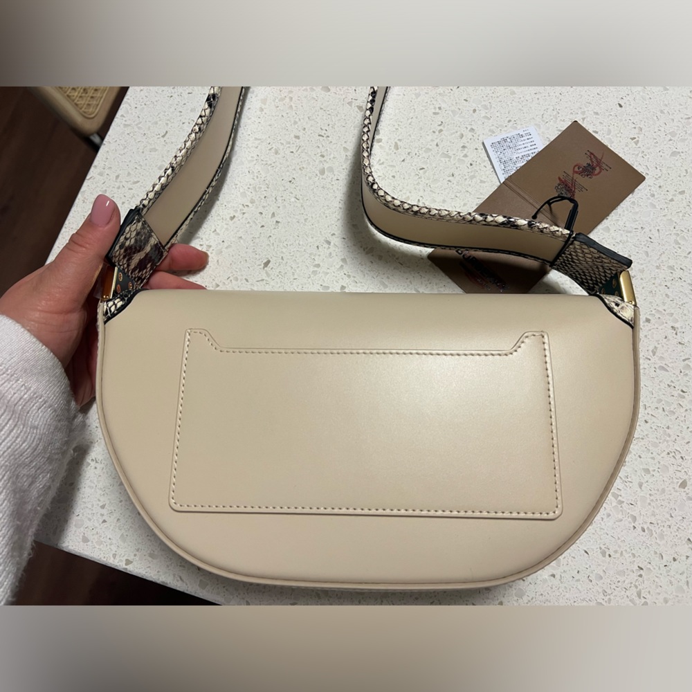 Burberry Cream Python Crossbody/ Shoulder Handbag - image 5